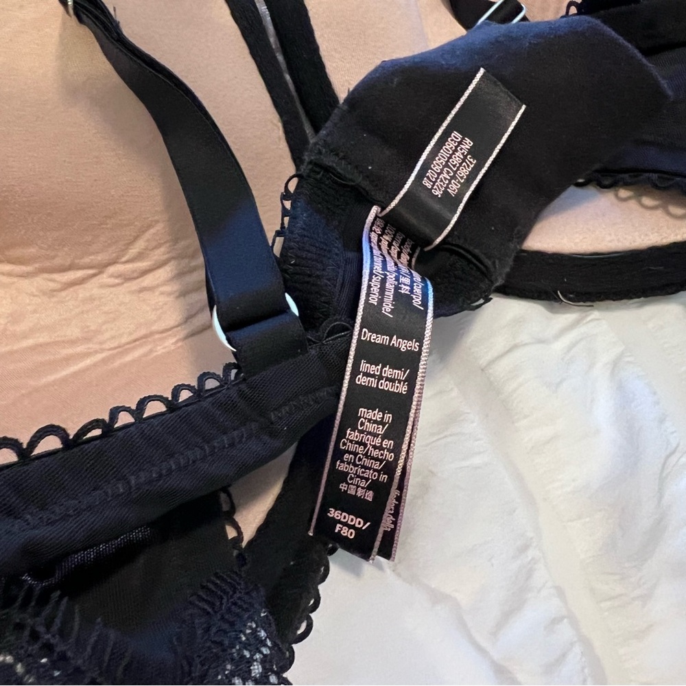 EUC Dream angels lined Demi with lace size 36DDD - Picture 3 of 5